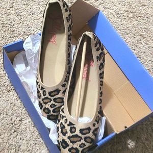 Jelly Pop Leopard print flats